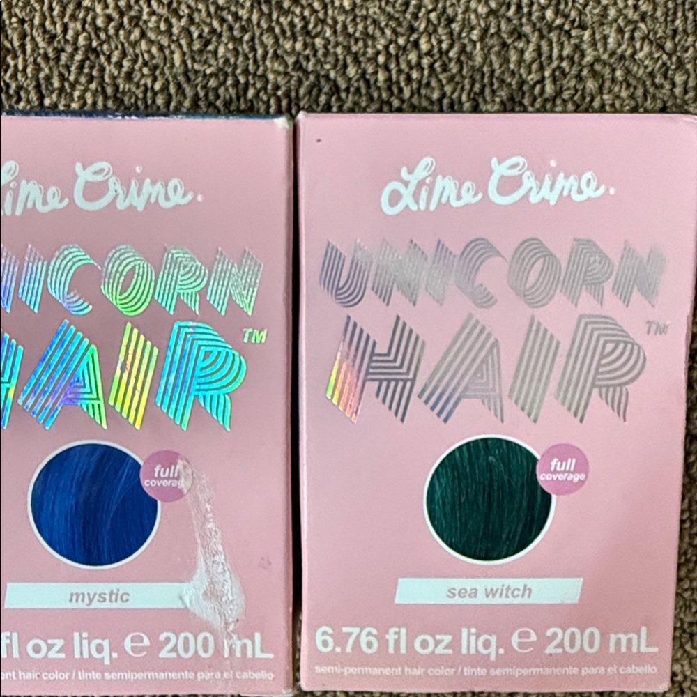 Lime crime Unicorn Hair Color-Either Blue or Green